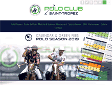 Tablet Screenshot of polo-st-tropez.com